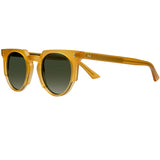 Cutler & Gross 1383 round sunglasses in a honey tone frame