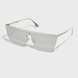 Victoria Beckham D frame sunglasses in silver frame