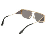 Victoria Beckham rectangular sunglasses in pale gold tone frame