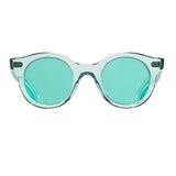 Cutler & Gross 1390 round sunglasses in Isla Bonita blue
