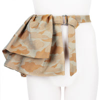 Dries Van Noten kumori patterned layered peplum waist belt