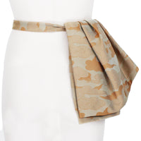 Dries Van Noten kumori patterned layered peplum waist belt