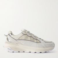Moncler Lite Runner in leather and mesh off white 4M00070