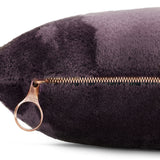 Tom Dixon cushion from the Soft Collection in damson purple