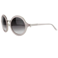 3.1 Phillip Lim silvery grey round lens sunglasses eyewear