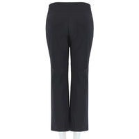 Giles bootcut cropped trousers in a luxurious black fabric