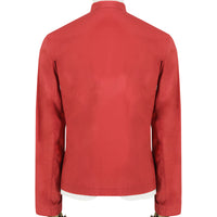 Raf Simons lightweight jacket in a red cotton blend