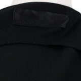 A Haider Ackerman luxury matt black leather waistcoat