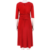 A Giambattista Valli elegant dress in luxurious pillar box red knitted fabric