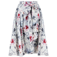 A beautiful winter rose and thistle print skirt by Giles