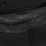 Giles bootcut cropped trousers in black