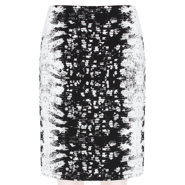 Reed Krakoff Black White Pencil Skirt