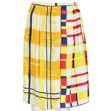 Clements Ribeiro skirt constructed of vintage silk scarves