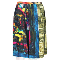 Clements Ribeiro unique skirt constructed of carefully selected vintage silk scarves