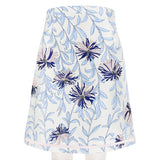 Giambattista Valli exquisite A-line floral jacquard skirt