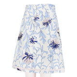 Giambattista Valli exquisite A-line floral jacquard skirt