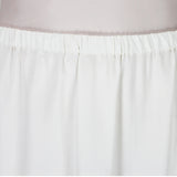 Jil Sander skirt in an ivory white silk satin