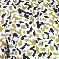 Felipe Oliveira Baptista oversized shirt in a shard pattern camouflage pattern white black olive green