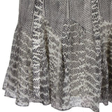 Jason Wu runway collection skirt in a snakeskin patterned silk satin