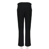 J W Anderson black wool & cashmere blend tuxedo trousers
