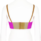 Dries Van Noten fuchsia neon pink runway collection bralette bra let top