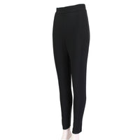 Alexander McQueen black slim-fitting jodhpur trousers with high waist and tapered leg