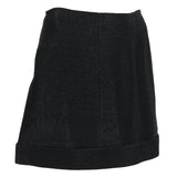 Alaia black raffia A-line Bora-Bora mini skirt