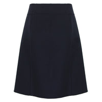 Michael Kors Runway Collection knee-length military buttoned skirt in midnight navy blue