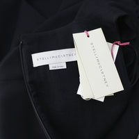 Stella McCartney full-length gown in a fine black wool fabric
