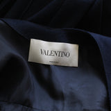 Valentino midnight navy blue dress calf length