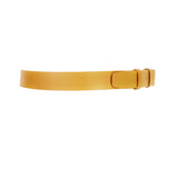 Jil Sander mustard yellow leather belt