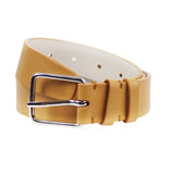 Jil Sander mustard yellow leather belt