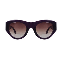 Dries van Noten amethyst purple sunglasses with gradient brown tone lenses DVN/120/5