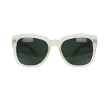 Dries Van Noten pale grey translucent sunglasses sunnies green lens DVN/84/11 