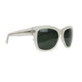 Dries Van Noten pale grey translucent sunglasses sunnies green lens DVN/84/11 