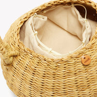 MUUÑ handcrafted straw basket bag