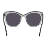 Stella McCartney smokey grey falabella sunglasses with chain inlay to top