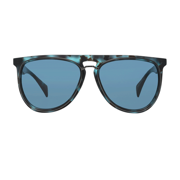 Yohji Yamamoto blue tortoiseshell navigator sunglasses sunnies eyewear designer outlet