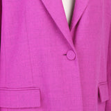 Roksanda jacket in marl pink single breasted