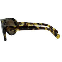 Dries Van Noten D Frame sunglasses in black and tortoiseshell