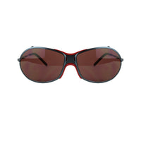Raf Simons wraparound sunglasses in a slate grey frame
