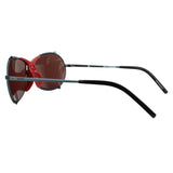 Raf Simons wraparound sunglasses in a slate grey frame