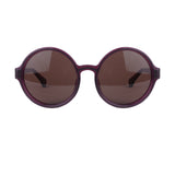 Dries Van Noten round frame sunglasses in amethyst purple