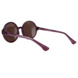 Dries Van Noten Sunglasses  Colour: Apricot and bronze Made in Japan Material: Acetate and metal  Dries Van Noten round frame sunglasses in an apricot tone frame Bronze tone metal inlay to the frame Category 3 brown tone lenses Comes with Linda Farrow cloth pouch and Dries Van Noten box