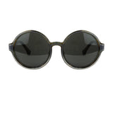 Dries Van Noten round frame sunglasses in tortoiseshell and silver 