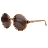 Dries Van Noten round frame sunglasses in apricot and bronze
