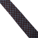 Dries Van Noten silk tie in a check pattern jacquard