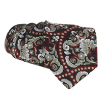 Dries Van Noten floral patterned jacquard tie