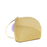 Roksanda mustard yellow textured leather Eartha small bag clutch