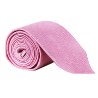 Dunhill geometric logo patterned silk tie candy pink